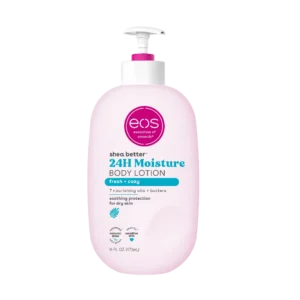 eos Shea Better Body Lotion- Fresh & Cozy, 24H Moisture for Dry Skin, 16 fl oz