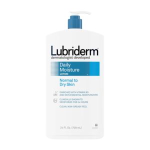 Lubriderm Daily Moisture Lotion, Fragrance-Free, 24 oz